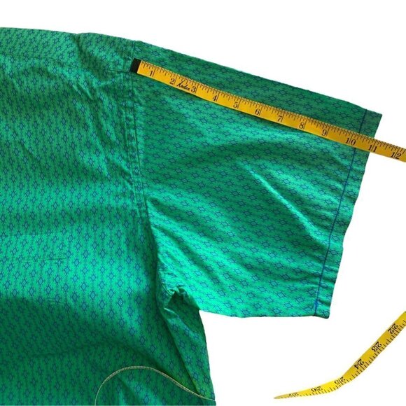 🐴 Rough Stock By Panhandle Men's Green & Blue SS Button Down Western Shirt - Picture 4 of 7